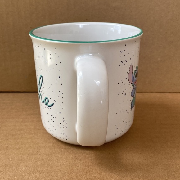 Disney Lilo & Stitch Aloha Hula Ceramic Camper Coffee Mug NEW - Picture 3 of 6